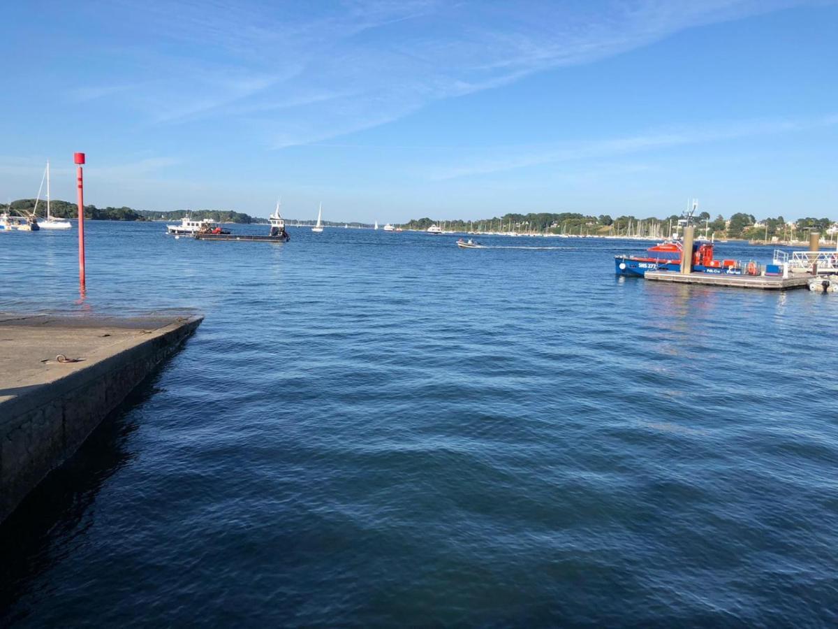 Maison Vue Mer Dans Le Golfe Du Morbihan Baden Exterior photo